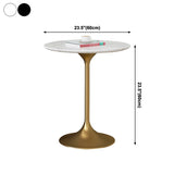 Round Tulip Base Dining Table Traditional Luxury Stone Furniture for Dining Room Clearhalo ' dining_table' 'Dining Tables & Seating' 'Dining Tables' 'furn' 'furn_dining_table' 'Furniture' 'furniture_dining_table' 'Kitchen & Dining Furniture' 'kitchen&dining_furn' 'kitchen' 'kitchen_dining_table' 1200x1200_e7717ea6-dff1-4182-86ac-308cfdcf28fd