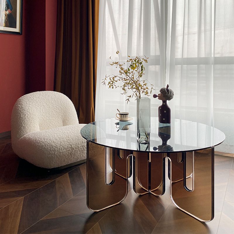 Round Acrylic Material Abstract Base Type Multi Color Selection Coffee Table Clearhalo 'Coffee & Accent Tables' 'Coffee Tables' 'coffee_tables' 'furn' 'furn_coffee_tables' 'Furniture' 'furniture_coffee_tables' 'Living Room Furniture' 1200x1200_e7718341-56d0-4aae-9915-7285b5915d91