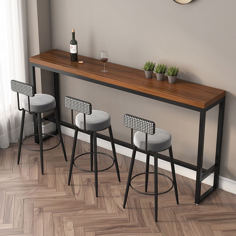 Scandinavian Matte Finish Velvet Barstool Footrest Coffee Shop Stool Clearhalo 'Bar Furniture' 'Bar Stools' 'bar_stools' 'furn' 'furn_bar_stools' 'Furniture' 'furniture_bar_stools' 'Kitchen & Dining Furniture' 1200x1200_e772634b-cb8f-49e4-8761-f978e161f4d1