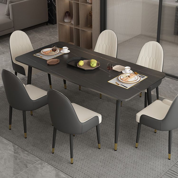 1/2/5/7 Pieces Dining Set Modern Sintered Stone Dining Furniture Set /Separate Items Clearhalo 'Dining Room Sets' 'Dining Tables & Seating' 'dining_room_set' 'furn' 'furn_dining_room_set' 'Furniture' 'furniture_dining_room_set' 'Kitchen & Dining Furniture' 'kitchen&dining_furn' 'kitchen' 1200x1200_e7747b71-152c-4ee4-8bb6-d44bad632fb6