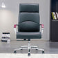 Contemporary Arm Chair Fixed Arms Blue Faux Leather Office Chair Clearhalo 'furn' 'furn_office_chair' 'Furniture' 'Office Chairs' 'Office Furniture' 'office_chair' 1200x1200_e7769751-af01-4fa9-b5ab-e344afacc05f