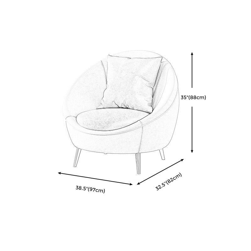 Beige Scandinavian Sofa with Tight Back 93' Wide for Living Room