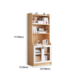 Contemporary Style Standard Bookshelf 11.8-Inch Wide Engineered Wood Bookcase for Home