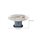 Modern Stone Dining Table with Storage Table for Dining Room