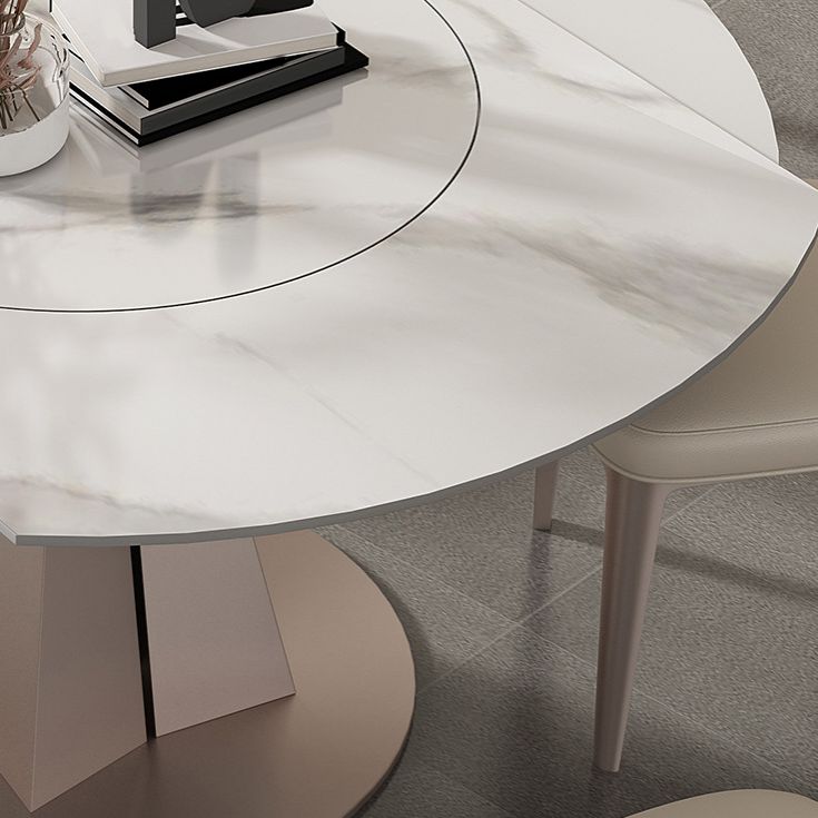 Set da pranzo moderno in pietra sinterizzata Set da pranzo da 1/2/5/7 pezzi per uso domestico