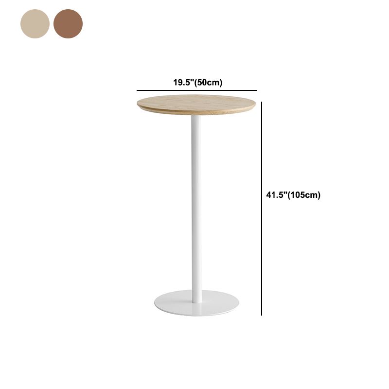 Tavolo da cocktail in altezza industriale Piedistale Bistro bar di bistro