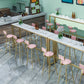 Glam Metal Upholstered Bar Stool Indoor Barstool with Iron Legs and Low Back,Cushion Clearhalo 'Bar Furniture' 'Bar Stools' 'bar_stools' 'furn' 'furn_bar_stools' 'furniture_bar_stools' 'Kitchen & Dining Furniture' 'kitchen&dining_furn' 'kitchen' 'kitchen_furn' Furniture' 1200x1200_e7816028-d67e-4914-b823-8d8633701ed9