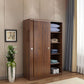 Twee deuren garderobe armoire moderne gemeten houten garderobe kast