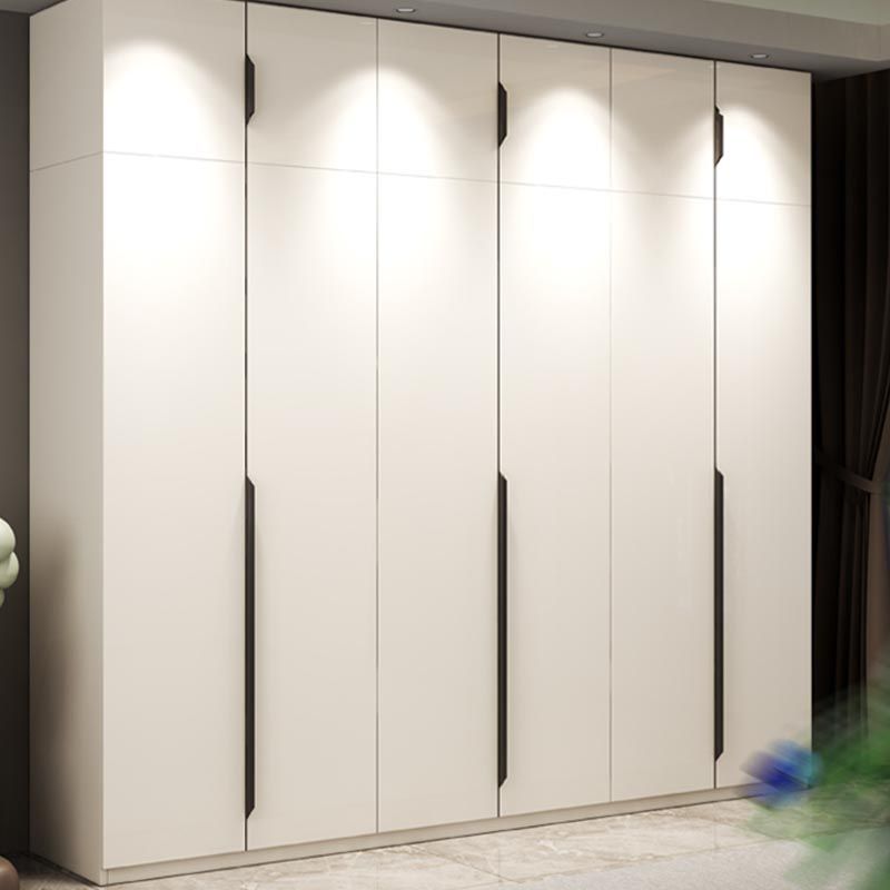 Manufactured Wood White Storage Cabinet Modern Style Cabinet for Bedroom