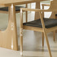 Mesa de comedor de madera rectangular moderna 1/5 piezas de comedor para comedor