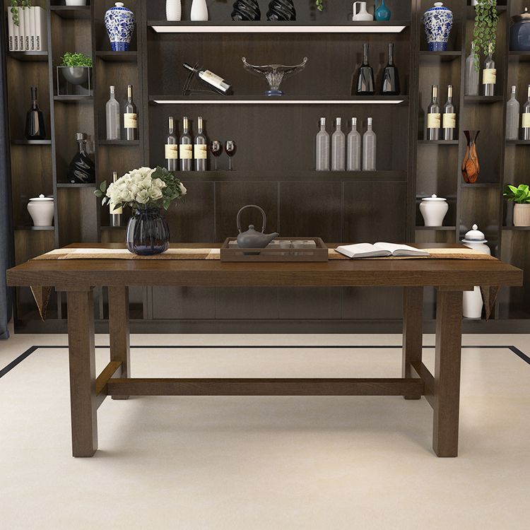 Farmhouse Style Kitchen Sintered Stone Furniture of Standard Height Formal Dining Room Table Set Clearhalo 'Dining Room Sets' 'Dining Tables & Seating' 'dining_room_set' 'furn' 'furn_dining_room_set' 'Furniture' 'furniture_dining_room_set' 'Kitchen & Dining Furniture' 'kitchen&dining_furn' 'kitchen' 1200x1200_e788949d-0bd5-4d5c-b1a0-a74351524f73