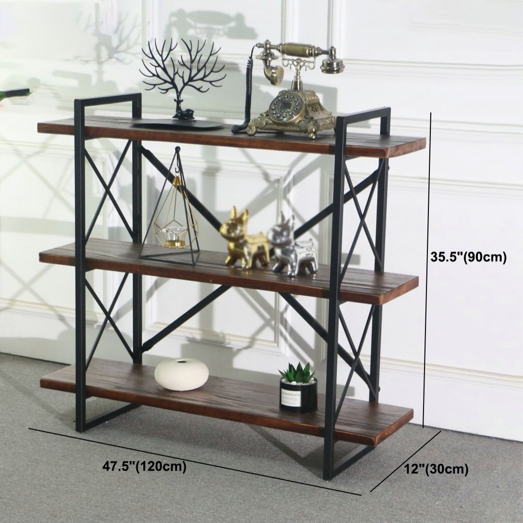 Industrial Style Etagere Bookshelf Open Shelf Bookcase with Rectangular Shelves Clearhalo 'Bookcases' 'furn' 'furn_bookcases' 'Furniture' 'furniture_bookcases' 'kitchen' 'kitchen_bookcases' 'Living Room Furniture' 'Office Furniture' 1200x1200_e78cf91e-20b8-4b39-9bf0-dbe3aa6ab45f