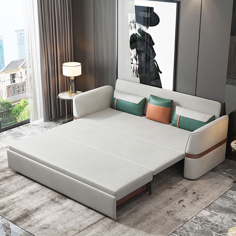 Sofá sofá de sofá resistente a las manchas sofá con 3 almohadas