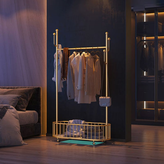 Pastilla de peluquería de colgilla metálica de lujo con rueda universal