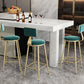 Home Matte Finish Upholstered Stools Glam Low Back Bar Stool Clearhalo 'Bar Furniture' 'Bar Stools' 'bar_stools' 'Furniture' 'furniture_bar_stools' 'Kitchen & Dining Furniture' 1200x1200_e79165c6-3feb-4e27-979f-f08c4f68c33c
