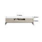 Modern Stone & Wood TV stand 18.11 "H 3/4-Drawer TV con scaffali