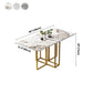 59'' Foldable Sintered Stone Top Kitchen Table Modern Rectangle Table with Trestle Base Clearhalo ' dining_table' 'Dining Tables & Seating' 'Dining Tables' 'furn' 'furn_dining_table' 'Furniture' 'furniture_dining_table' 'Kitchen & Dining Furniture' 'kitchen&dining_furn' 'kitchen' 'kitchen_dining_table' 1200x1200_e794c065-e293-4674-8239-31a84d6538c7