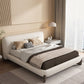 Contemporary Standard Bed with Rectangle Upholstered Headboard in White Clearhalo 'Bedroom Furniture' 'Beds' 'furn' 'furn_beds' 'Furniture' 1200x1200_e79689d4-4436-4abe-9c09-18c5a5561e63