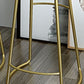 Glam Wood Counter Bar Stool Backless Saddle Seat Bar Stool with Iron Base Clearhalo 'Bar Furniture' 'Bar Stools' 'bar_stools' 'furn' 'furn_bar_stools' 'furniture_bar_stools' 'Kitchen & Dining Furniture' 'kitchen&dining_furn' 'kitchen' 'kitchen_furn' Furniture' 1200x1200_e796ec17-8996-459c-9782-fd318929fe51