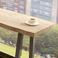 Juego de mesa de Pub rectangular moderno, mesa de mostrador de madera de 1/5 piezas con taburetes altos