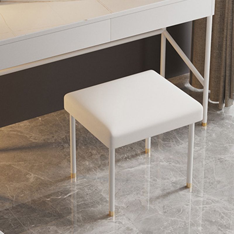 2 Drawers Makeup Table Desk Contemporary White Solid Wood Vanity Clearhalo 'Bedroom Furniture' 'furn' 'furn_makeup_vanities' 'Furniture' 'Makeup Vanities' 'makeup_vanities' 1200x1200_e797ec42-dc46-47f2-b305-351328f8e2cc