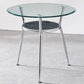 Round Transparent Dining Table Glass Table Modern with 3 Legs Pedestal Clearhalo ' dining_table' 'Dining Tables & Seating' 'Dining Tables' 'furn' 'furn_dining_table' 'Furniture' 'furniture_dining_table' 'Kitchen & Dining Furniture' 'kitchen&dining_furn' 'kitchen' 'kitchen_dining_table' 1200x1200_e797ff17-f420-4bbb-a6c2-d35cdaf6a71a