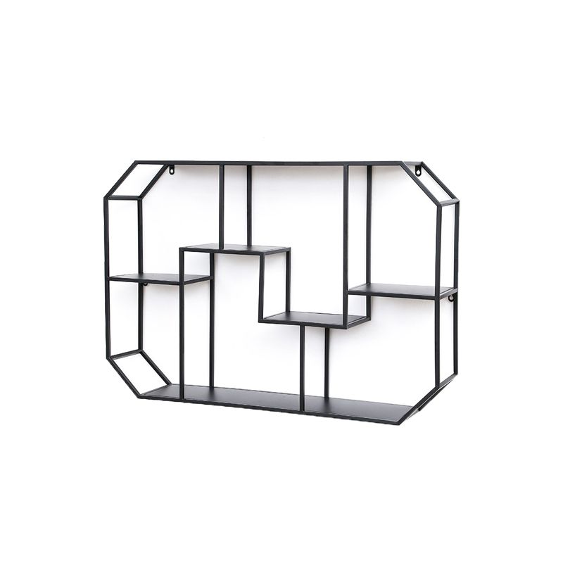 7.1" Wide Shelf Bookcase 5 Levels Metal Book Shelf Wall Mounted Clearhalo 'Bookcases' 'furn' 'furn_bookcases' 'Furniture' 'Office Furniture' 1200x1200_e79d667e-c98d-484e-834d-d77d14dd0978