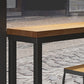 Industrial 1/2/7 Pieces Solid Wood Bar Table Set Rectangular Counter Set Clearhalo 'Bar Furniture' 'furn' 'furn_home_bar_bar_sets' 'Furniture' 'Home Bars & Bar Sets' 'home_bar_bar_sets' 'Kitchen & Dining Furniture' 1200x1200_e79eedb9-7564-4665-ab58-4ce7d1303d8a