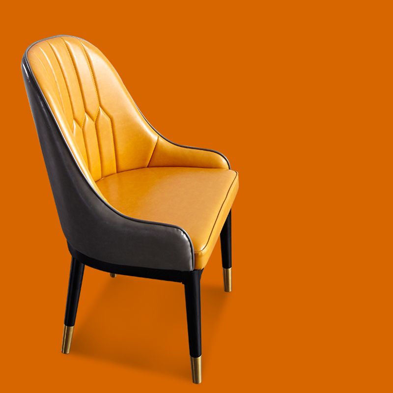 Dining Room Side Chairs Glam Solid Wood Kitchen Armless Chair for Home Clearhalo 'Dining Chairs' 'Dining Tables & Seating' 'dining_chair' 'furn' 'furn_dining_chair' 'Furniture' 'furniture_dining_chair' 'Kitchen & Dining Furniture' 1200x1200_e79fab15-9146-47b0-97fa-82d4da1bd406