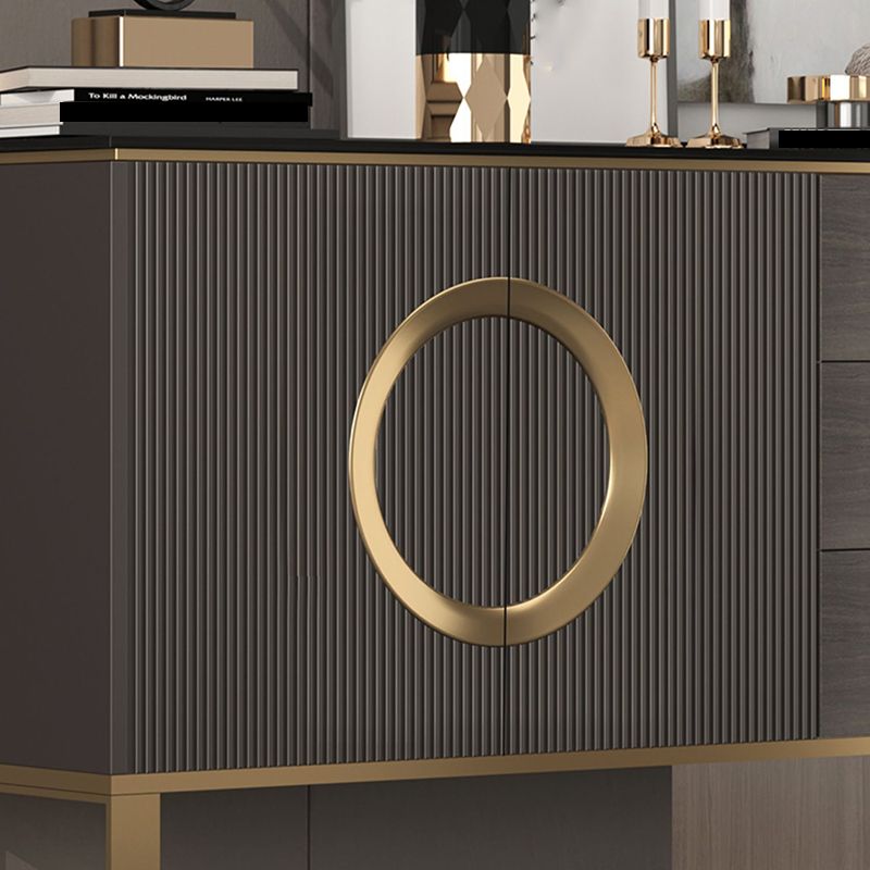 Tavolo da tavolo da tavolo a buffet glam tavolo da sideboard con cassetti per sala da pranzo