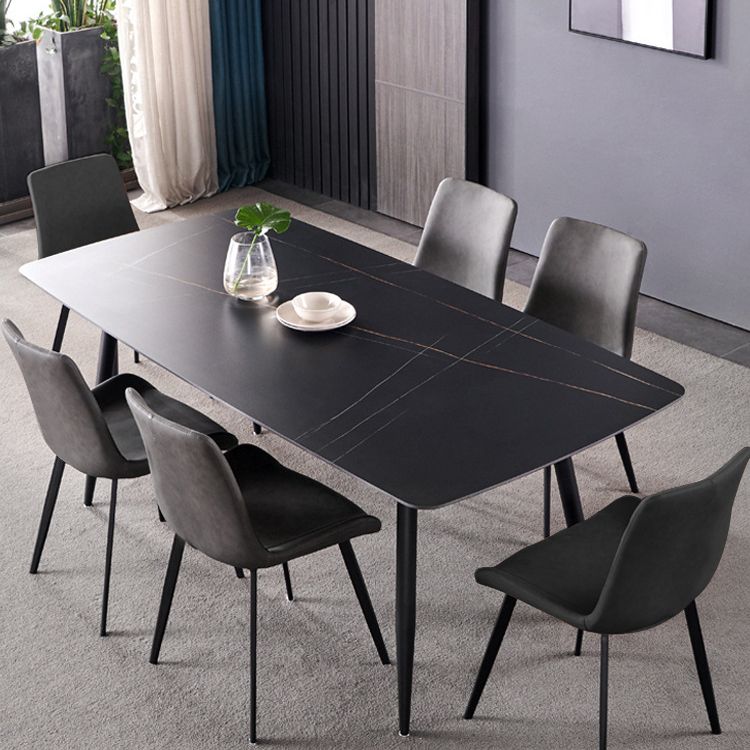 Modern Style PU Leather Dining Chair 18'' Wide Parsons Chair for Home Use Clearhalo ' kitchen&dining_furn' 'Dining Chairs' 'Dining Tables & Seating' 'dining_chair' 'furn' 'furn_dining_chair' 'Furniture' 'furniture_dining_chair' 'Kitchen & Dining Furniture' 'kitchen' 1200x1200_e7a52d4a-5c53-4b74-9b08-375dc89e12d4