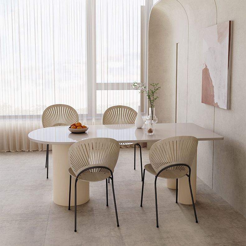 Tavolo da pranzo per sala da pranzo Tavolo da cucina moderno in pietra