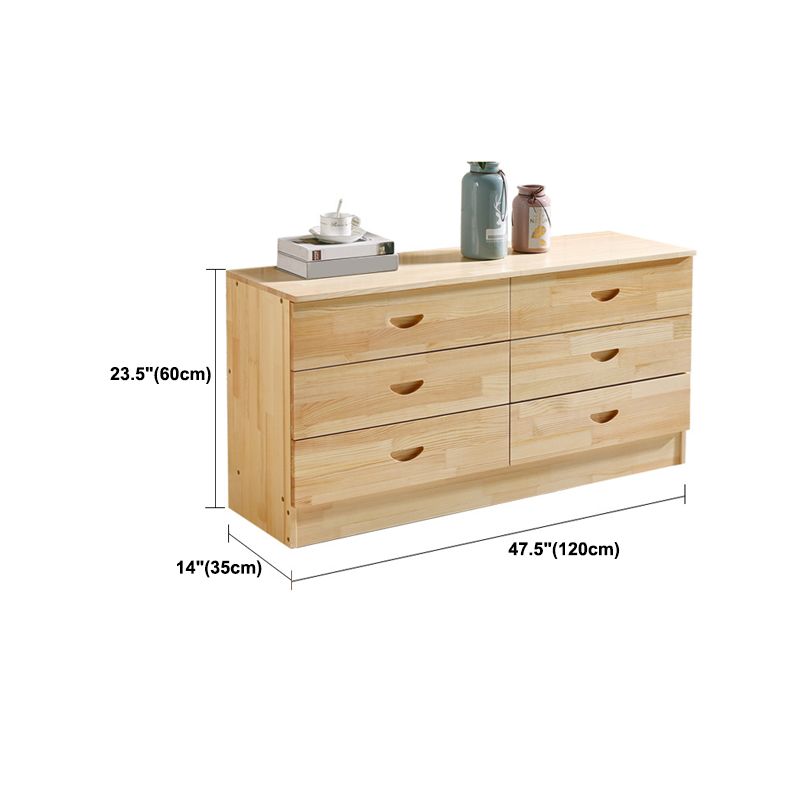 Stand de style Scandinave Stand Pine Wood Open Console TV de stockage fermé