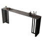 Industrial Style Bar Table 42-inch Height Stone Top and Steel Base Pub Table Clearhalo 'Bar Furniture' 'Bar Tables' 'bar_tables' 'furn' 'furn_bar_tables' 'Furniture' 'furniture_bar_tables' 'Kitchen & Dining Furniture' 1200x1200_e7ac6e6b-c029-4fed-a265-25ebc3645dab