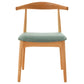 Scandinavian Rubberwood Open Side Chair Multi-color Dining Chair with 4 Legs Clearhalo ' kitchen&dining_furn' 'Dining Chairs' 'Dining Tables & Seating' 'dining_chair' 'Furniture' 'furniture_dining_chair' 'Kitchen & Dining Furniture' 'kitchen' 1200x1200_e7ad5f32-6ad6-4f8b-bd8a-e8b3110a12db