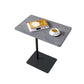 Modernistic Rectangular End Table Metal C Side Table for Bedside