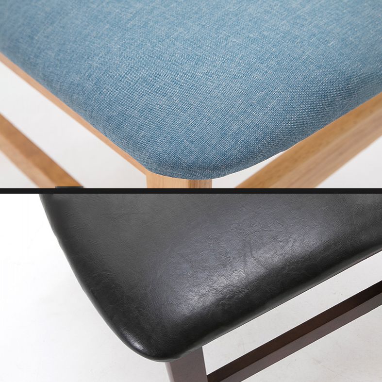 Contemporary Home Side Chair Upholstered Open Back Wood Dining Room Chair Clearhalo ' kitchen&dining_furn' 'Dining Chairs' 'Dining Tables & Seating' 'dining_chair' 'furn' 'furn_dining_chair' 'Furniture' 'furniture_dining_chair' 'Kitchen & Dining Furniture' 'kitchen' 1200x1200_e7b17df5-b2df-444b-810d-ed454e9b47a6