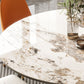 Wood Base Dining Table Contemporary Extendable Dinner Table for Home Clearhalo 'Dining Tables & Seating' 'Dining Tables' 'dining_table' 'furn' 'furn_dining_table' 'Furniture' 'Kitchen & Dining Furniture' 1200x1200_e7b640d8-e34b-4597-b0f5-0659c70e0566