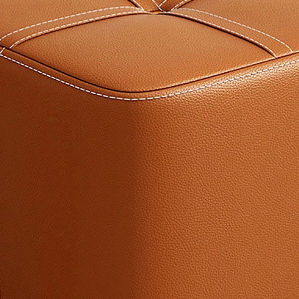 Faux Leather Modern Standard Striped Suqare Cube for Drawing Room Clearhalo 'furn' 'furn_ottomans_poufs' 'Furniture' 'Living Room Furniture' 'Ottomans & Poufs' 'ottomans_poufs' 1200x1200_e7b6d13a-a1f9-4f07-af59-7e5703f19416