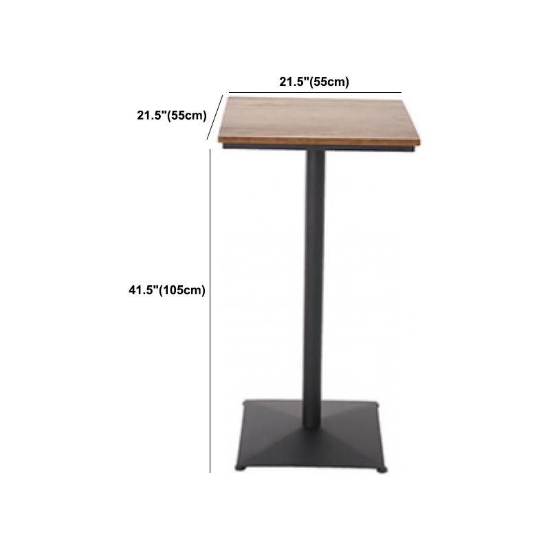 Industrial 1/3/4/5 Pieces Bar Table Set Round Pine Wood Counter Table with Stools for Cafe Clearhalo 'Bar Furniture' 'furn' 'furn_home_bar_bar_sets' 'Furniture' 'Home Bars & Bar Sets' 'home_bar_bar_sets' 'Kitchen & Dining Furniture' 1200x1200_e7b72acd-6122-4fc4-ba83-12c10008630d