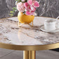Round Stone Dining Table Traditional Luxury Dining Room Collection with Pedestal Base Clearhalo ' dining_table' 'Dining Tables & Seating' 'Dining Tables' 'furn' 'furn_dining_table' 'Furniture' 'furniture_dining_table' 'Kitchen & Dining Furniture' 'kitchen&dining_furn' 'kitchen' 'kitchen_dining_table' 1200x1200_e7ba5f9c-2b1c-4a0f-95c1-46cedef21021