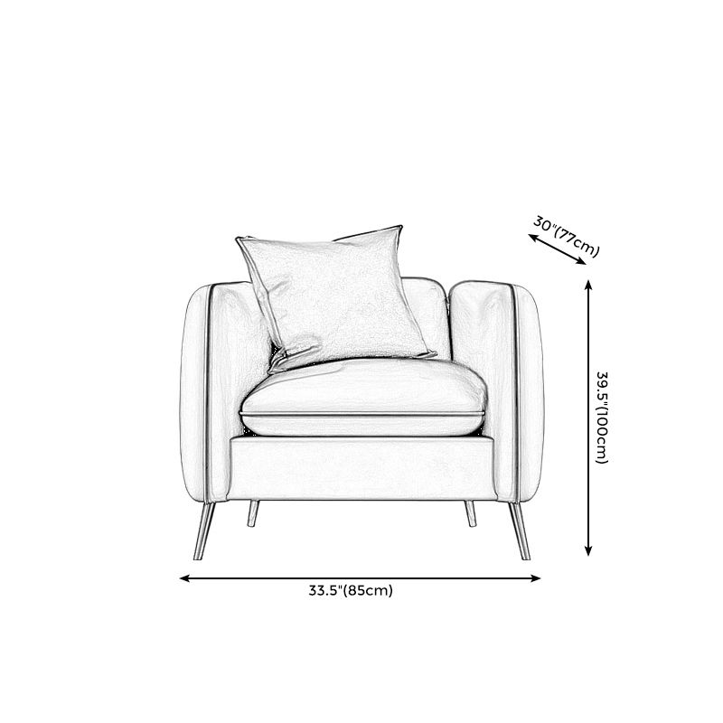 Faux Leather Modern Sofa 30"W Sofa with Storage for Living Room Clearhalo 'furn' 'furn_sofas' 'Furniture' 'furniture_sofas' 'kitchen' 'kitchen_sofas' 'Living Room Furniture' 'Sofa' 'sofas' 1200x1200_e7bbe167-34b4-4b0b-9253-a49e64d5d2b3