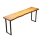 Specialty Brown Modern Style Bar Table Solid Wood and Iron Coffee Shop Bar Table Clearhalo 'Bar Furniture' 'Bar Tables' 'bar_tables' 'furn' 'furn_bar_tables' 'Furniture' 'furniture_bar_tables' 'Kitchen & Dining Furniture' 1200x1200_e7bcc6c3-9fab-4bc7-b966-a894e1b6a128