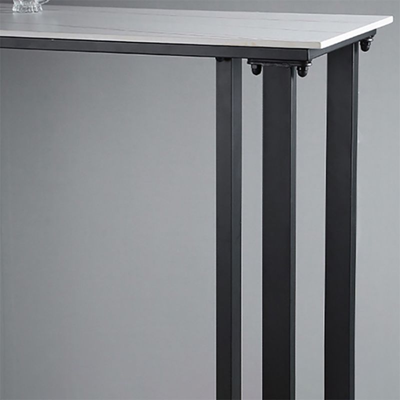 Industrial Bar Height Table Stone Top Bistro Bar Table for Patio Use Clearhalo 'Bar Furniture' 'Bar Tables' 'bar_tables' 'furn' 'furn_bar_tables' 'Furniture' 'Kitchen & Dining Furniture' 1200x1200_e7be16f7-1bc9-49fd-90b2-33fe548632de