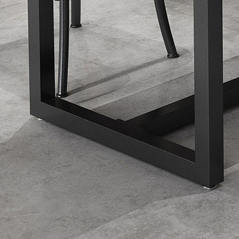 INDUSTRIAL 1/3/5 Piezas Juego de comedor Rectángulo Mesa de comedor de madera de pino para café