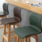 Coffee Shop Leather Bar Stool Footrest Low Back Counter Stool with Wood Legs Clearhalo 'Bar Furniture' 'Bar Stools' 'bar_stools' 'furn' 'furn_bar_stools' 'furniture_bar_stools' 'Kitchen & Dining Furniture' 'kitchen&dining_furn' 'kitchen' 'kitchen_furn' Furniture' 1200x1200_e7c3047a-60a6-42a0-912b-67c0486f7208