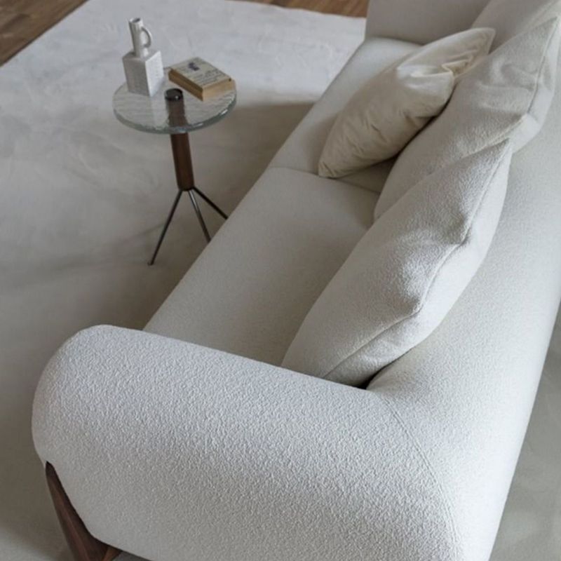 Couleur solide contemporain mousse de mousse de mousse unique Sofa de siège pour le salon