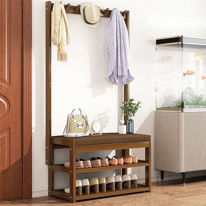 Wooden Coat Hanger Modern Style Simple Household Floor Coat Rack Clearhalo 'Entry & Mudroom Furniture' 'furn' 'furn_hall_tree_coat_racks' 'Furniture' 'Hall Trees & Coat Racks' 'hall_tree_coat_racks' 1200x1200_e7c51c87-9ef1-4d12-ac2e-675b70f13c34