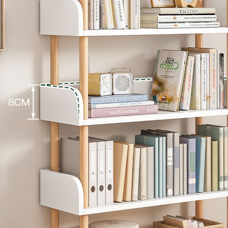 Open Back Standard Bookshelf Engineered Wood Bookcase for Study Room Clearhalo 'Bookcases' 'furn' 'furn_bookcases' 'Furniture' 'Office Furniture' 1200x1200_e7c685c2-a0e4-41de-ac66-21d1250c8ac8