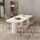 Contemporary Style Dining Table 3 Legs for Dining Room Kitchen Home Furniture